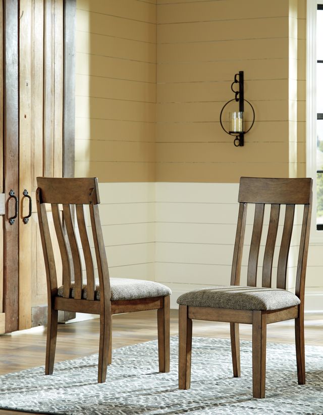 Benchcraft® Flaybern Light Brown Upholstered Side Chair-1