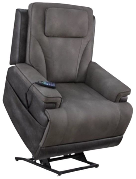 Signature Design by Ashley® Serenity Zone Slate Power Recliner Lift Chair-3