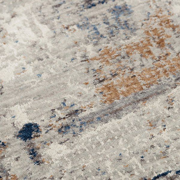 Rizzy Home Ankara Gray/Multi 5'x8' Rectangular Rug-1