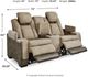 Signature Design by Ashley® Next-Gen DuraPella Two-tone Sand Power Reclining Loveseat with Console-4