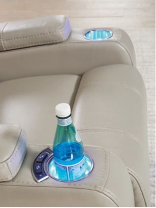 Signature Design by Ashley® Screen Time Stone Power Recliner-4