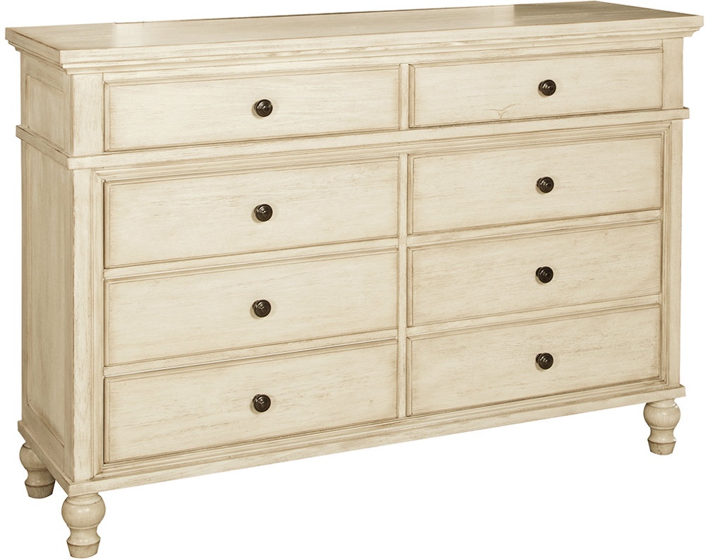 Millennium® by Ashley® Marsilona White Dresser | Bedroom Express