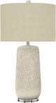 Monarch Specialties Inc. 31"H Cream Ceramic Table Lamp-0