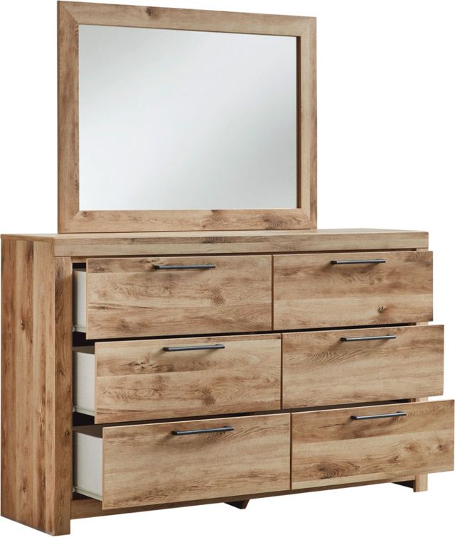 Signature Design by Ashley® Hyanna 3-Piece Tan Brown Queen Panel Bed Set-2