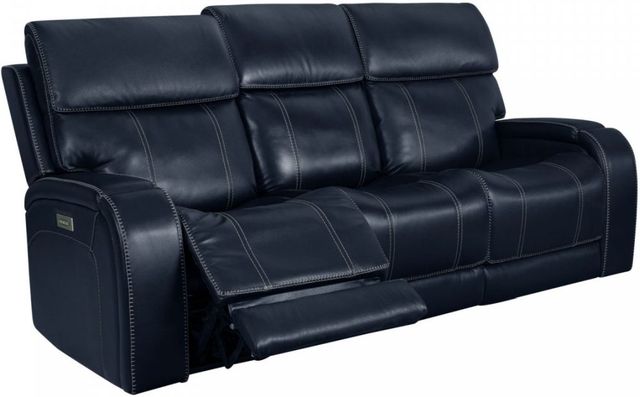 BarcaLounger® Glenwood Rainer Ocean Leather Power Reclining Sofa-1