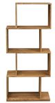 Porter International Designs Urban Natural 4-Shelves Bookcase-1