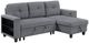 Homelegance® Robinson 3-Piece Gray Sectional with Reversible Chaise-0