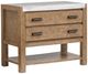 Magnussen Home® Plum Creek Sierra Brown Open Nightstand with Marble Top-0