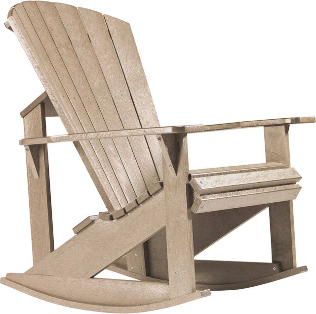 C.R. Plastic Generation Line Beige Addy Rocker-0