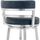Armen Living Madrid Blue 26" Counter Stool-4