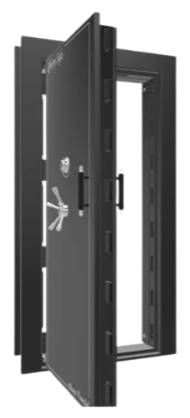 Liberty Safe Black Gloss Out-Swing Left Hinge Mechanical Vault Door-2