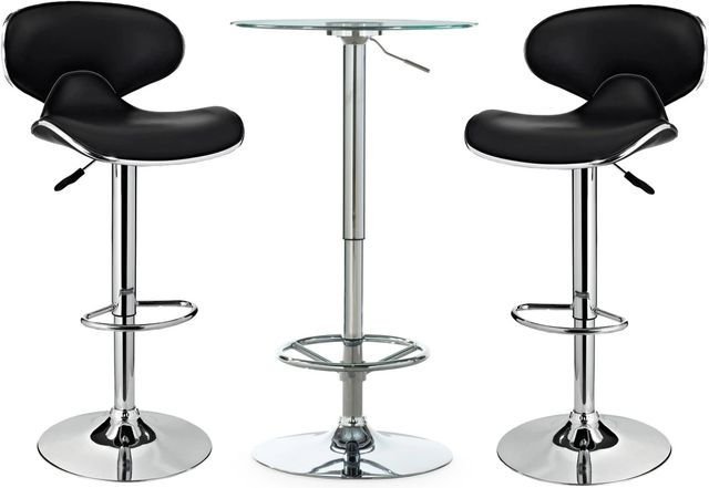 Powell® Beldon 3-Piece Black Adjustable Pub Set-0