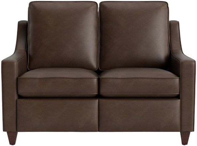 Bassett® Furniture Customizable BenchMade Power Reclining Slope Arm Loveseat-1