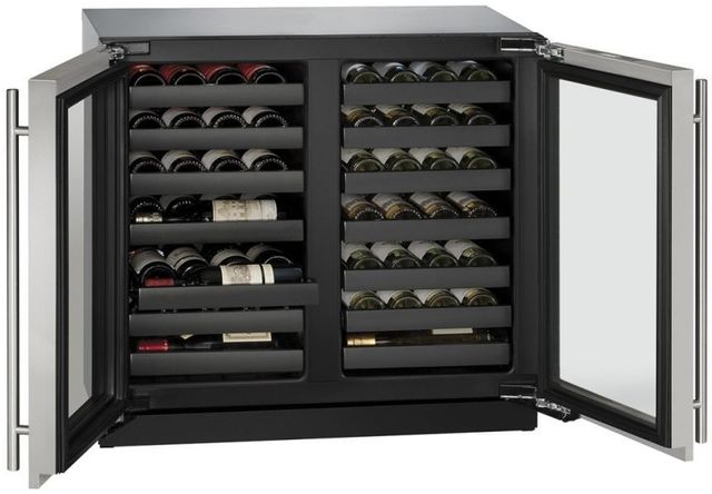 U-Line® 3000 Series 7.0 Cu. Ft. Stainless Steel Wine Cooler-2