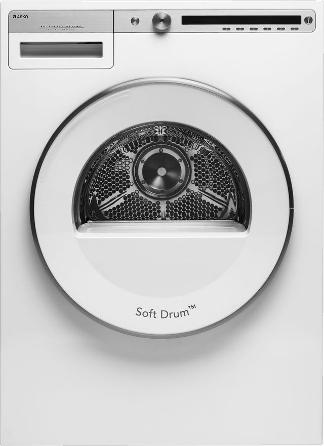 ASKO Logic 5.1 Cu. Ft. White Front Load Electric Vented Dryer