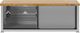 Gladiator® 54" Gray Slate Storage Shoe Bench-1