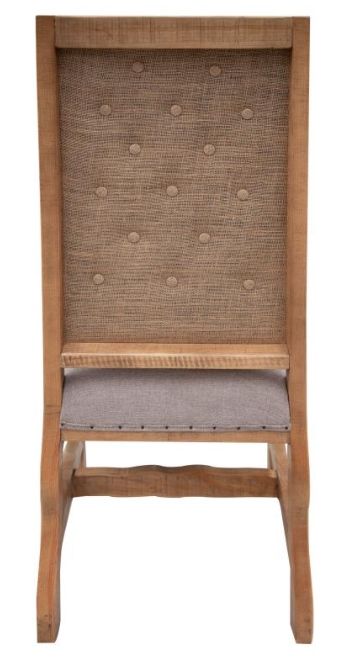 International Furniture Direct Marquez Beige/Brown Dining Chair-3