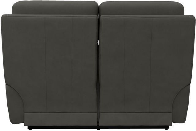 La-Z-Boy® Apollo Blue Grey Leather Manual Reclining Loveseat-3