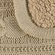 Surya Tucker Khaki 50"x60" Throw Blanket-1