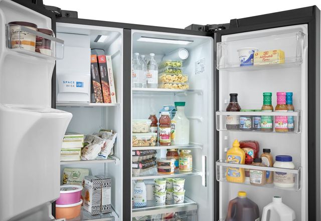 Frigidaire Gallery® 36 in. 22.2 Cu. Ft. Black Stainless Steel Counter Depth Side-by-Side Refrigerator-2