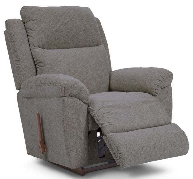 La-Z-Boy® Joel Pewter Manual Rocking Recliner-4