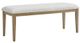 Najarian Furniture Chevron Gray/Natural Dining Bench-0