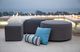 Sunset West Bazaar Heritage Granite Sunbrella 18'' Cube Outdoor Pouf -3