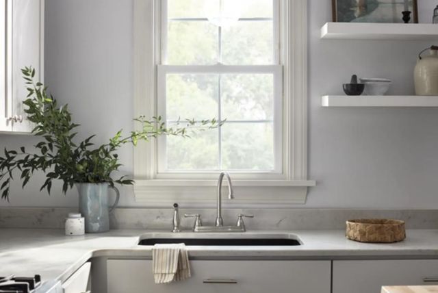 Peerless Elmhurst® Stainless 2-Handle Kitchen Faucet with Spray-3