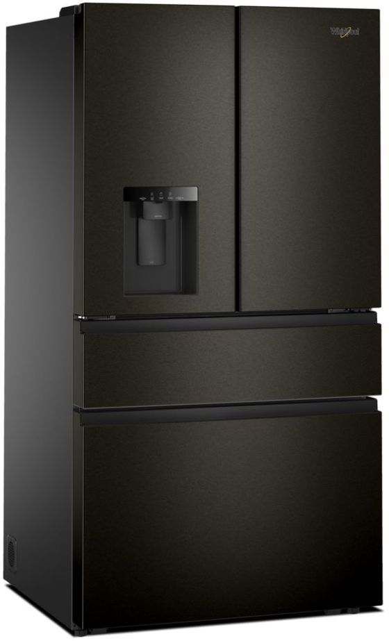 Whirlpool® 36" 28.9 Cu. Ft. Fingerprint Resistant Black Stainless Steel French Door Refrigerator with Flexible Temperature Drawer-3