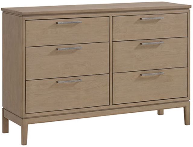 Whittier Wood® Furniture Bailey Almond 60" Low Dresser-0