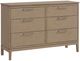 Whittier Wood® Furniture Bailey Almond 60" Low Dresser-0