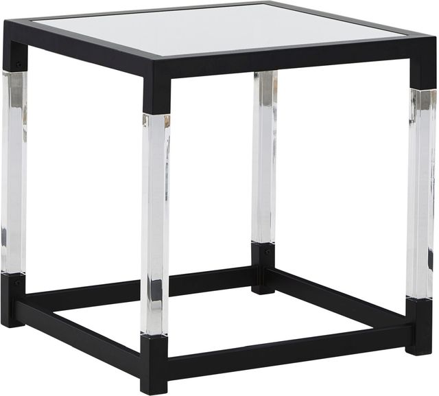 Signature Design by Ashley® Nallynx 2 Piece Metallic Gray Living Room Table Set-1
