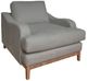 International Furniture Direct Alfa Almond Gray Armchair-0