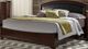 Liberty Furniture Avalon Dark Truffle Queen Leather Bed-1
