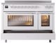 Ilve® Professional Plus II 48" White Pro Style Induction Range-2