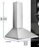 Broan® BWP1 Series 24" Stainless Steel Wall Mounted Range Hood-2