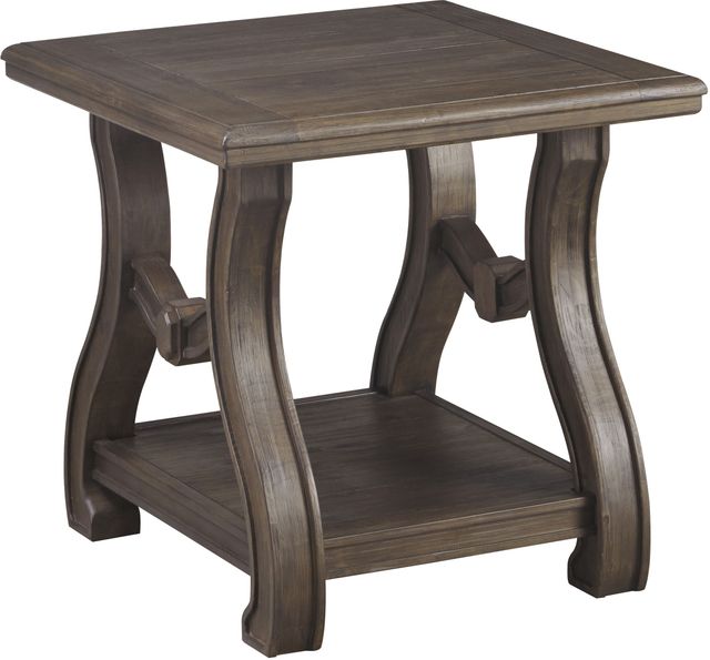 Signature Design by Ashley® Tanobay Gray Square End Table-0