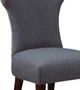 Campio Furniture Legacy Leather Black/Dark Gray Dining Chair-1
