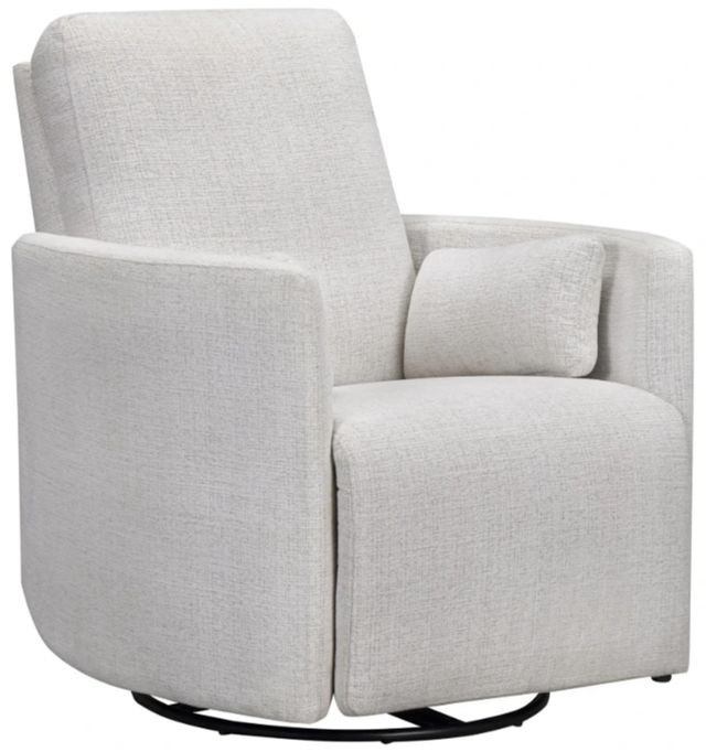 Parker House® Turner Acadia White Manual Swivel Glider Recliner-0