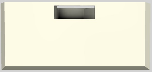 Vent-A-Hood® K Series 42" Biscuit Wall Mounted Liner Insert-1