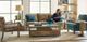 Kincaid Furniture Modern Forge Sandy Brown Drawer End Table with Black Frame-2