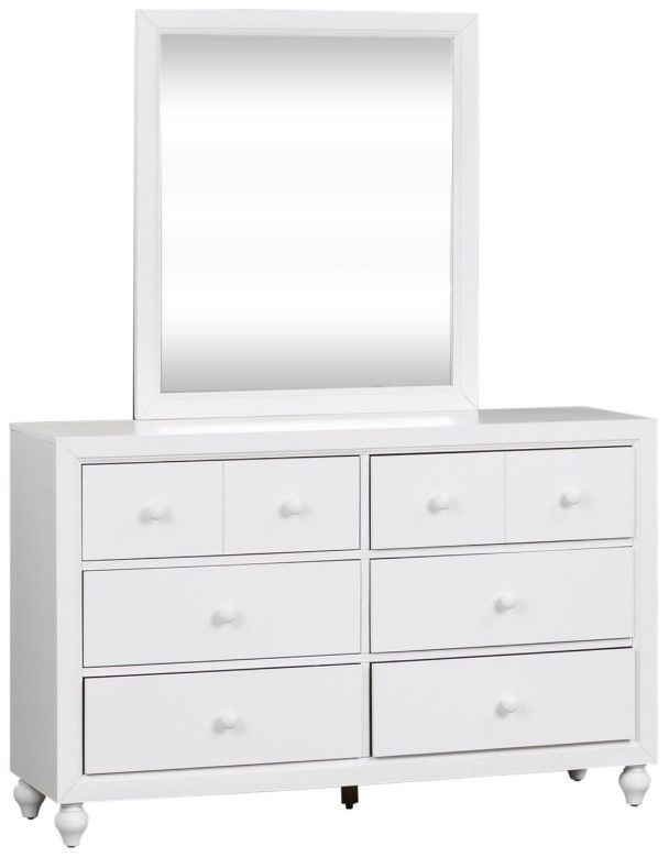Liberty Furniture Cottage View 3-Piece White Youth Full Panel Bedroom Set-3