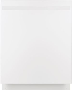 GE 24" White Built In Dishwasher