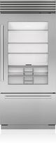 Sub-Zero Classic 36 in. 20.8 Cu. Ft. Stainless Steel High Altitude Built In Bottom Freezer Refrigerator-0