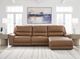 Signature Design by Ashley® Silverbrooke 3-Piece Caramel Right-Arm Facing Power Reclining Sectional and Chaise-2