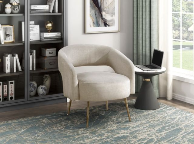 Homelegance® Roslyn Taupe Accent Chair-1
