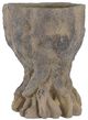 Currey & Company Old Growth Dark Brown Small Planter-1