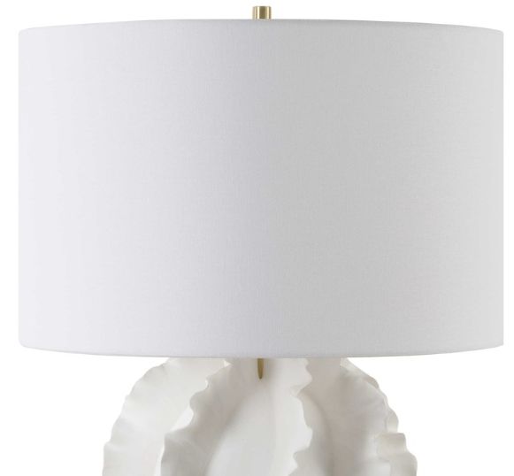 Uttermost® Saylor White Table Lamp-4