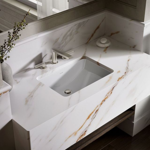 Kohler Ladena® White 23.25" Rectangular Undermount Bathroom Sink-2