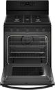 Whirlpool® 30" Black Free Standing Gas Range-1